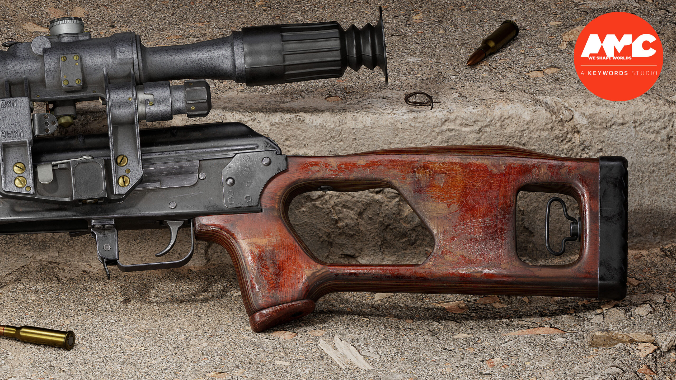 3D Learning Episode 1: Hyperrealistic Wood For Rifles – Workflow Tutorial by David Oroian